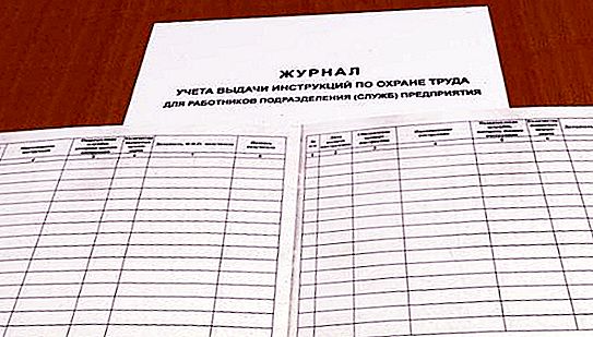劳动保护发布说明登记册：文件中记录的内容
