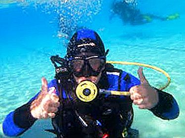 Potápěč - jaký druh povolání. Potápěčské oblečení a vybavení